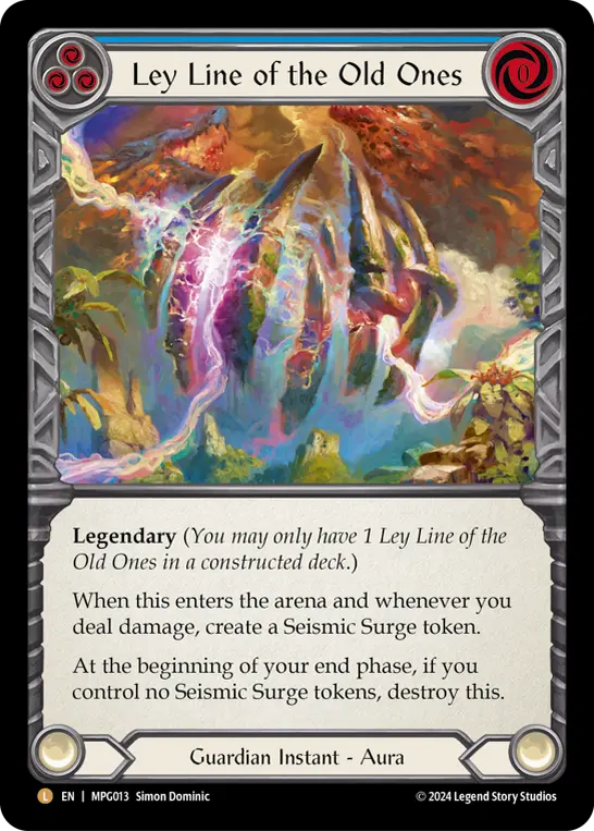 EN】《Rainbow Foil》[Guardian] Ley Line of the Old Ones/古きものの