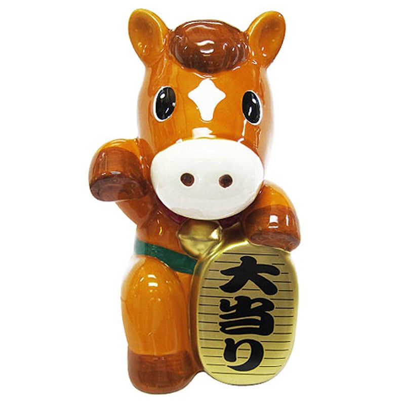 招き馬貯金箱【ブラウン】 | カテゴリー一覧,雑貨・カプセル・時計他