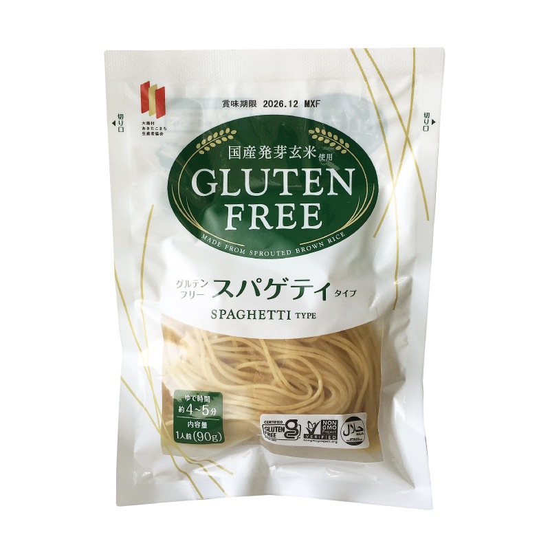 グルテンフリースパゲティ｜グルテンフリーパスタ（お米パスタ）｜大潟
