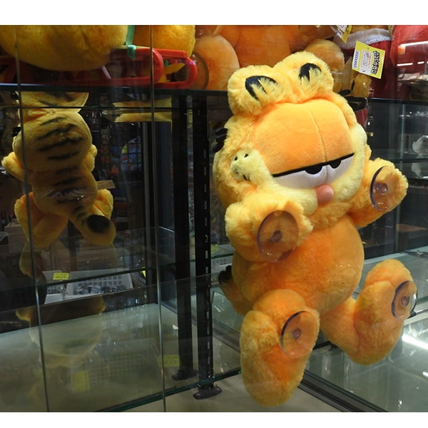 ガーフィールド ぬいぐるみ キャラクター GARFIELD 吸盤 オレンジ