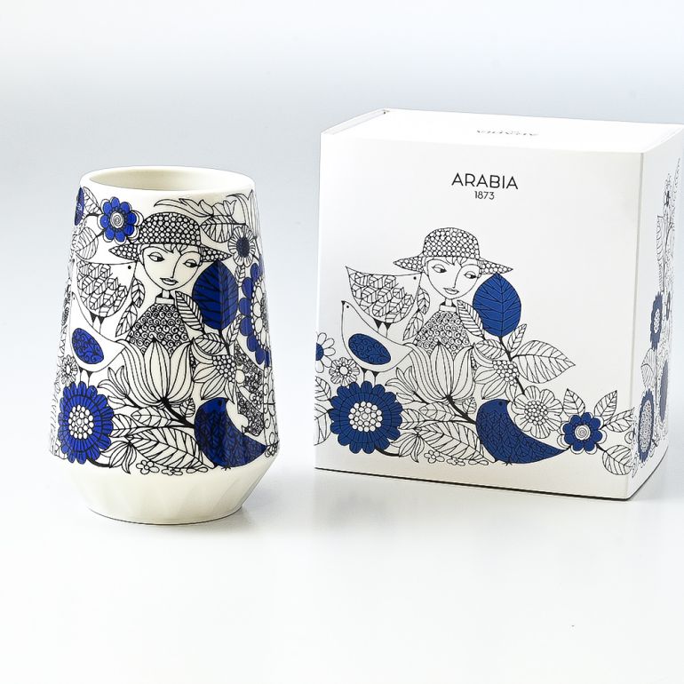 アラビア ARABIA パストラーリ ブルー ベース 花瓶 13cm 1051309