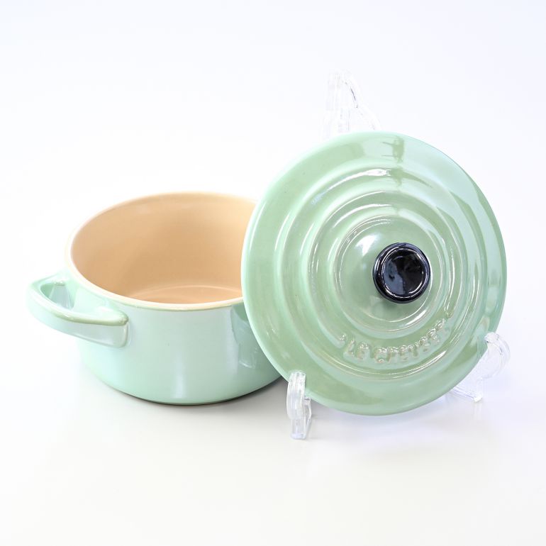 ルクルーゼ ミニ ココット・ロンド 10cm ギフトセット ストーンウェア