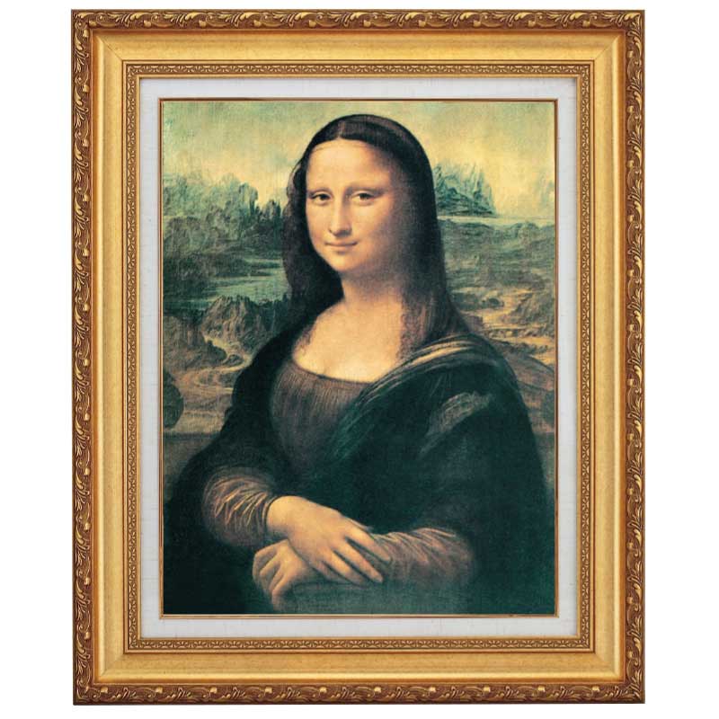 洗礼者ヨハネ』 ダ・ヴィンチ 6号 立体複製名画 額装付 【ポイント5