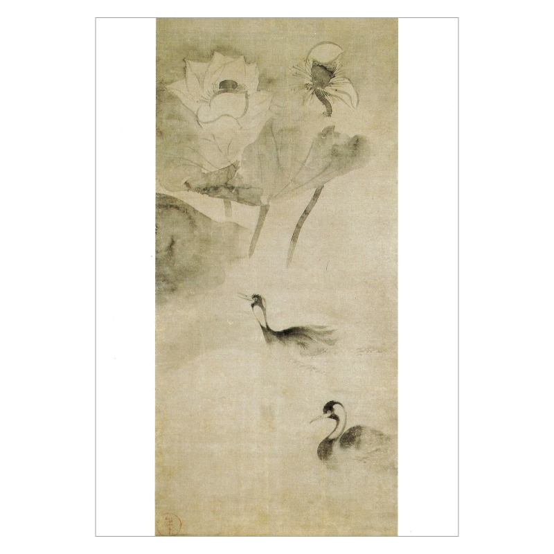 絵はがき〈国宝 蓮池水禽図〉俵屋宗達 K-013京都便利堂オンラインショップ