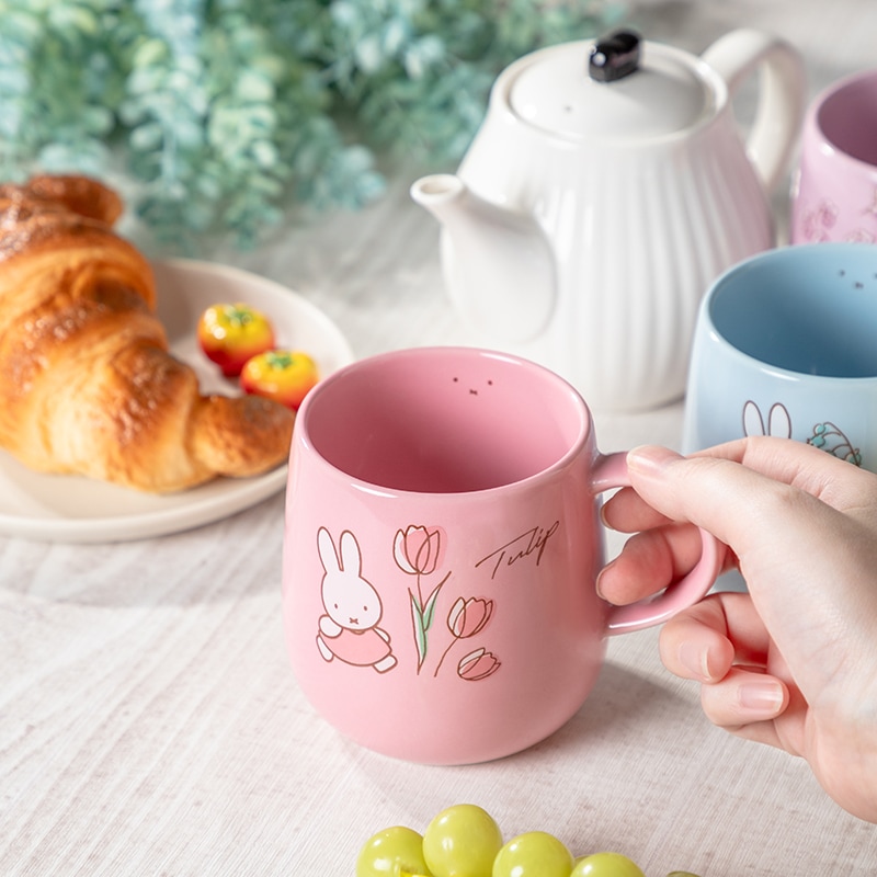 Flower Miffy バースデーフラワーマグカップ オリエンタルリリー