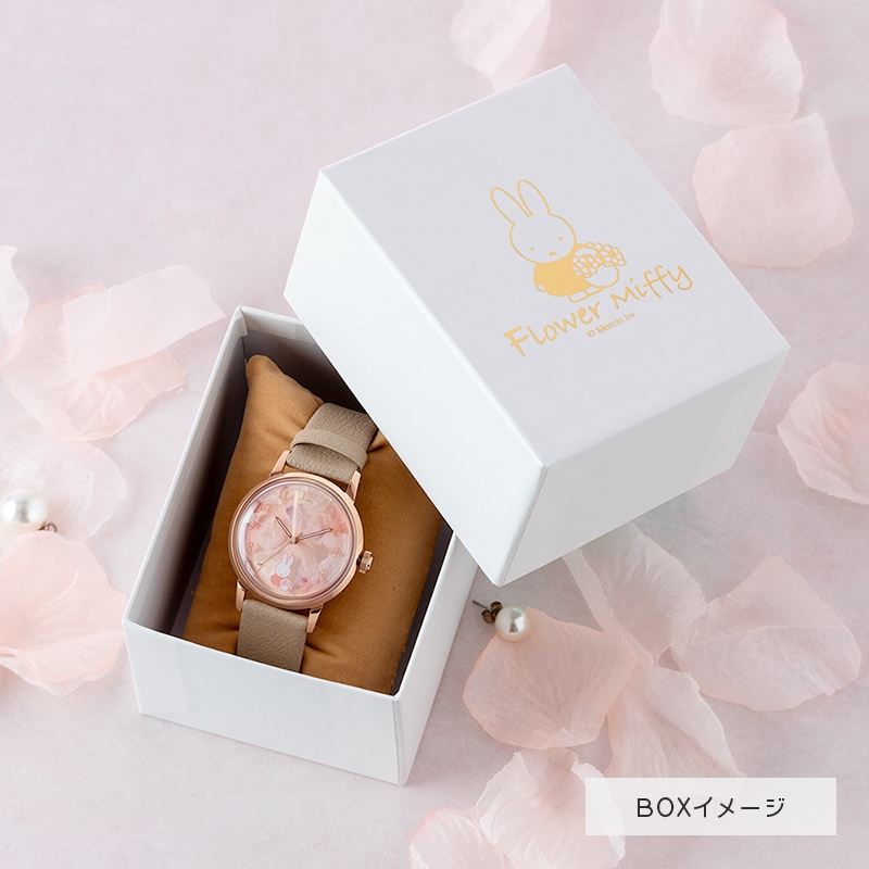 Flower Miffy LOV-IN BOUQUET プリザーブドフラワーウォッチ SAKURA
