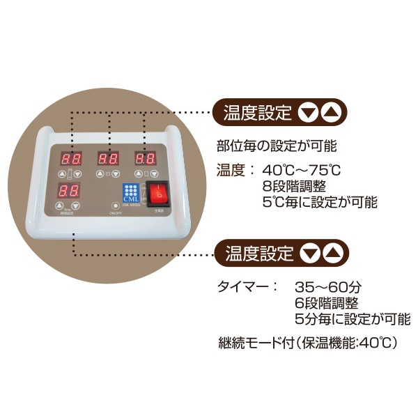 遠赤外線ドーム セラミック熱源サウナ CML607(組立/収納タイプ)の通販