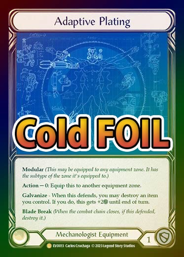 Cold Foil》[Mechanologist]Adaptive Plating [L]《EVO》 | Flesh and