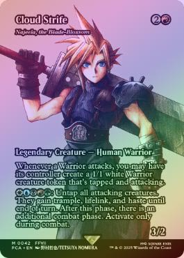 FOIL】【英】クラウド・ストライフ/Cloud Strife[刃を咲かせる者