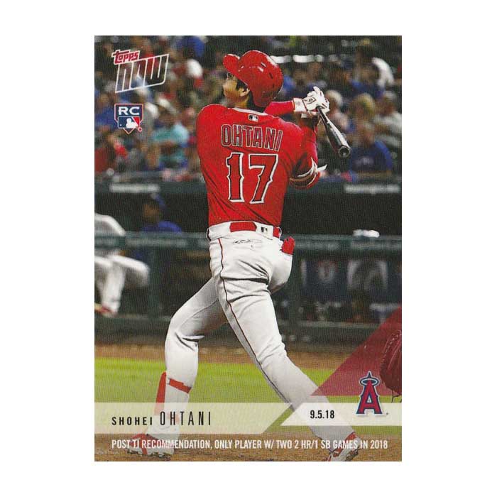 大谷翔平 #683 MLBで史上初となる10勝、40本塁打を達成した記念カード