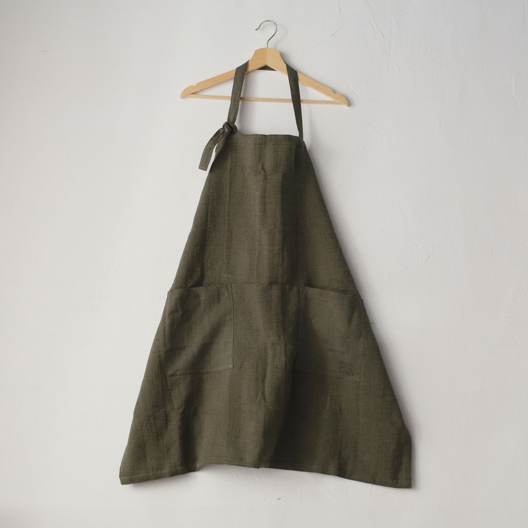 saku saku:) リネンエプロンセット saku saku:)様専用 リネンエプロン