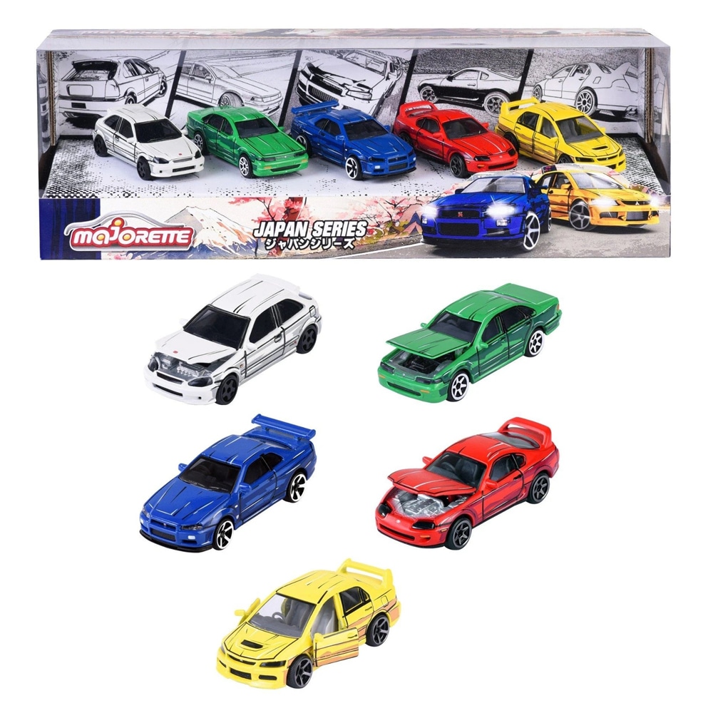 マジョレット 1/64 ジャパン シリーズ ミニカー アソート 5台セット