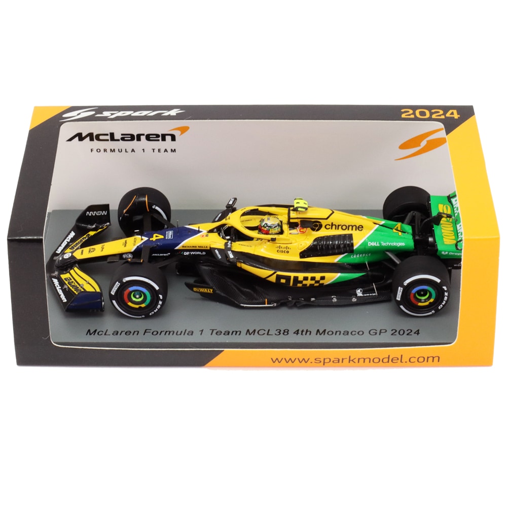 スパーク 1/43 マクラーレン F1 チーム MCL38 ランド ノリス 2024年