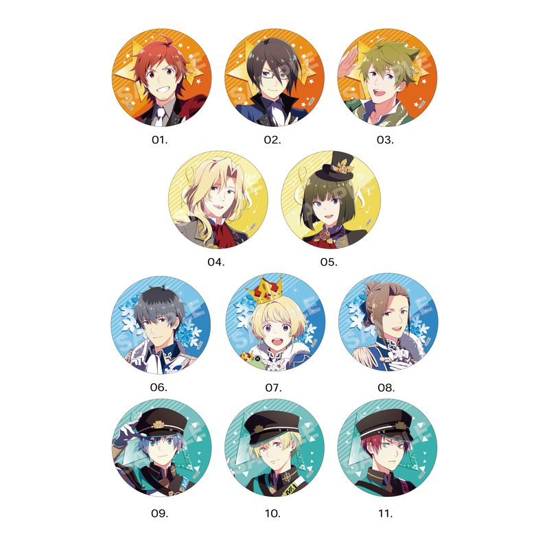 アイドルマスター SideM』メタリック缶バッジ 第1弾 全11種