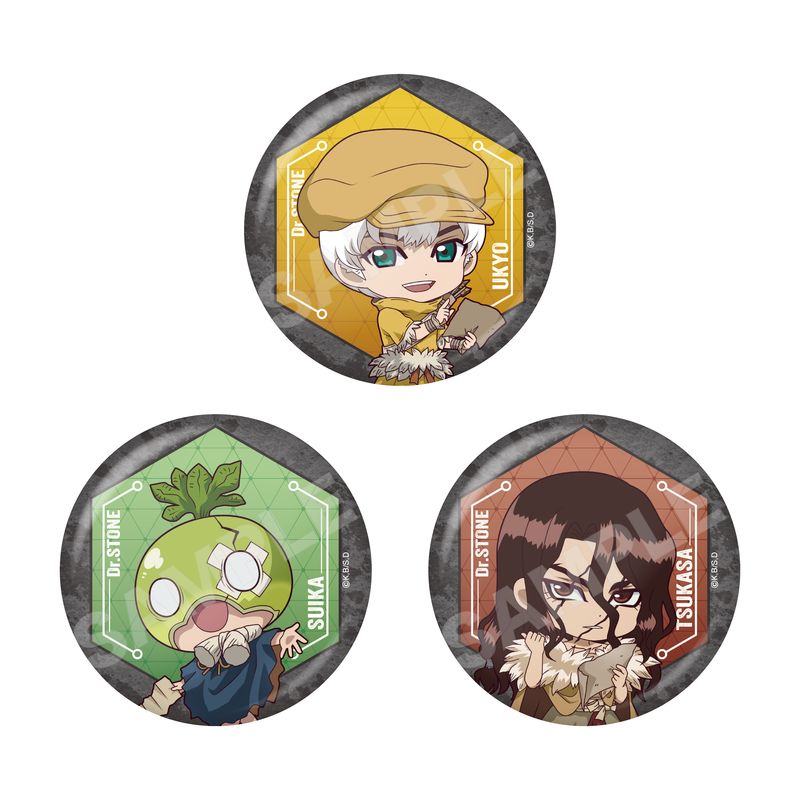 Dr．STONE』NAVI ME 缶バッジ 全9種 コンプリートBOXセット