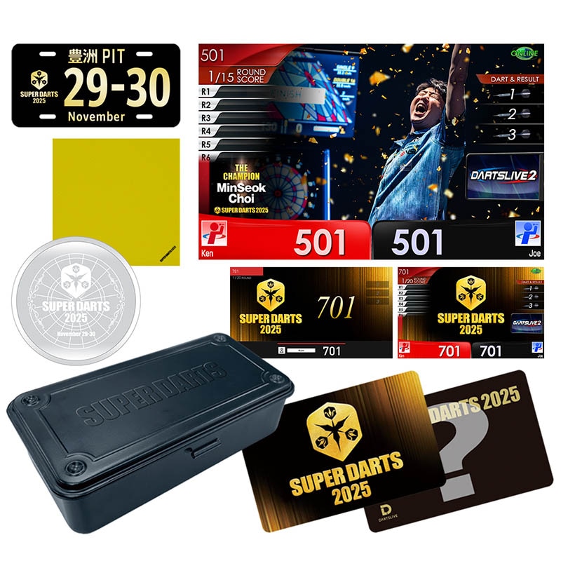 スーパーダーツ グッズ SUPER DARTS 2025 GOODS アクセサリ > 雑貨 > 【業販割引対象外】SUPER DARTS 2025 OFFICIAL