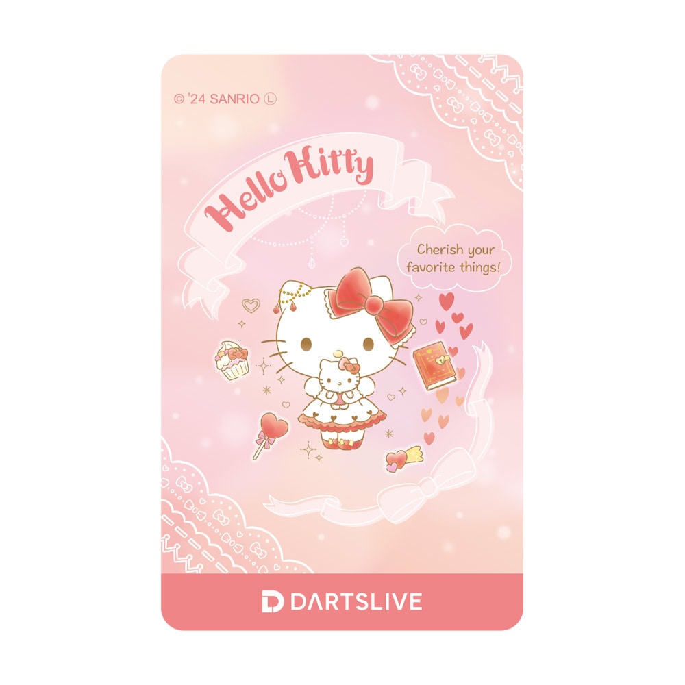 ハローキティ 40TH ANNIVERSARY DARTSLIVE CARD ダーツゲームカード【ダーツライブ】ハローキティ Hello KITTY 40TH