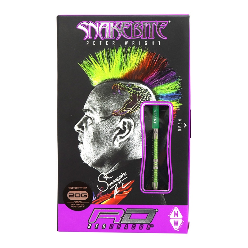 Red Dragon ピーターライトモデル　Snakebite mamba2 Red Dragon Peter Wright Snakebite Mamba 2 90% Darts