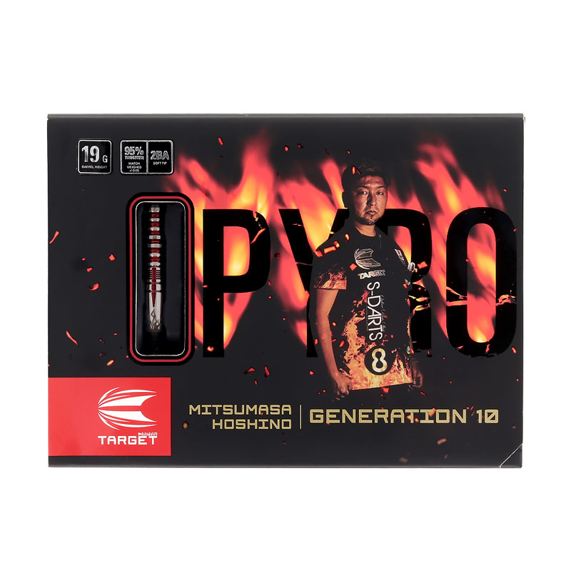 TARGET JAPAN PYRO G10 星野光正選手モデル ダーツ > ソフトダーツ > ブランド【タ行】 > ターゲットジャパン