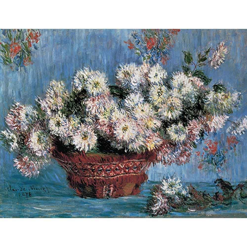 菊の花 【20号】 クロード・モネ 【 額縁が選べる 額入り 複製画 絵画