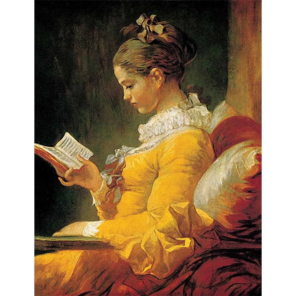 本を読む少女 【20号】 ジャン・オノレ・フラゴナール 【 額縁が選べる