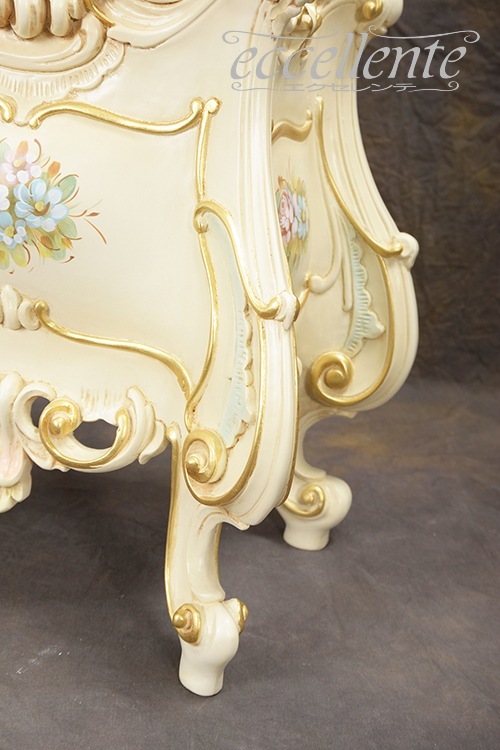 イタリア製 ホールクロック Lacquered Light Ivory｜CO-10302