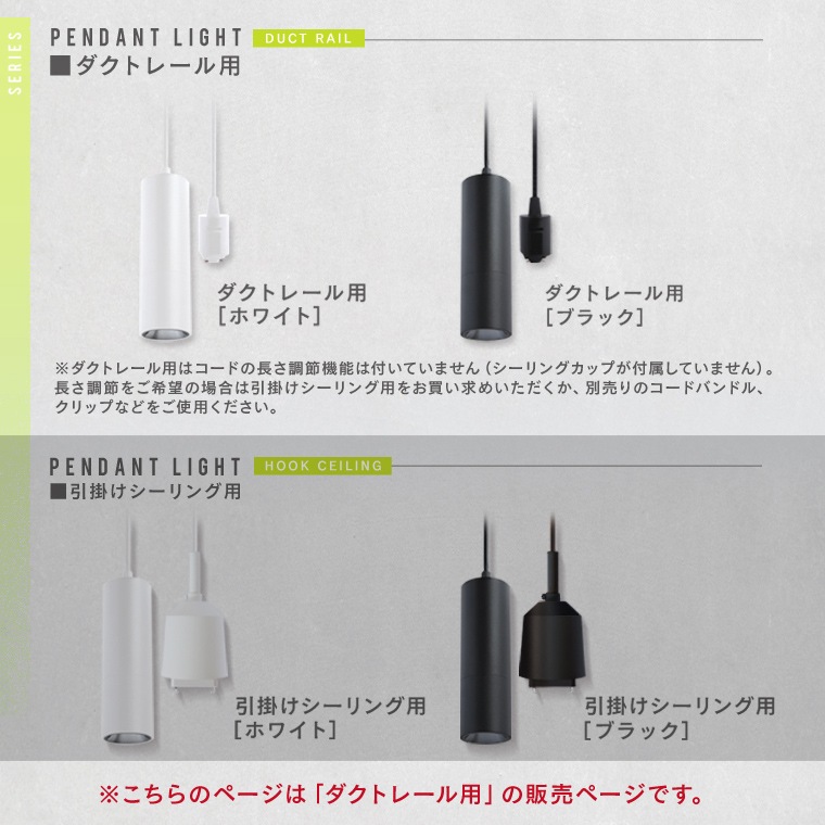 エジソンスマート ペンダントライト ダクトレール用 ブラック RST