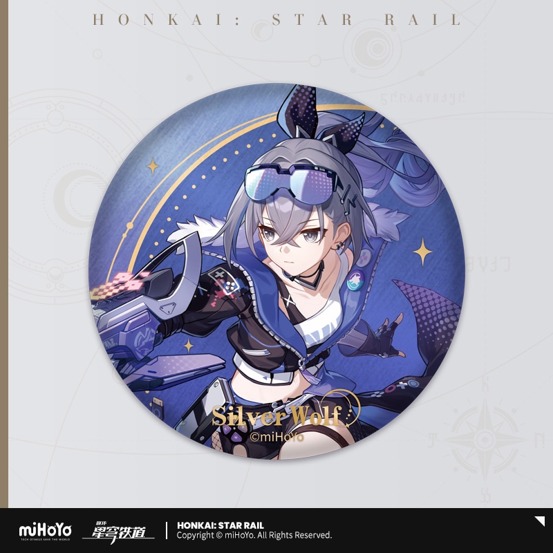 崩壊：スターレイル 星間旅行シリーズ キャラクター缶バッジ 銀狼 崩壊
