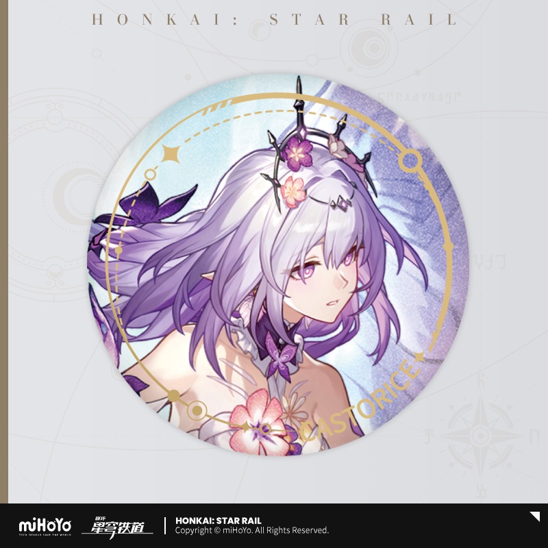 崩壊：スターレイル キャラクター缶バッジ 記憶 キャストリス 12月仮
