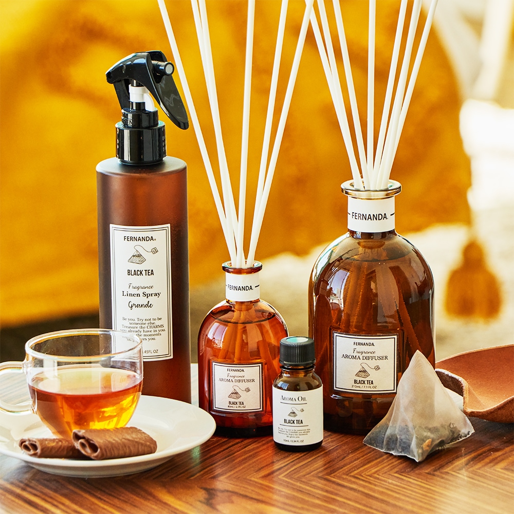 フレグランスアロマディフューザー210ml（ブラックティー）/Fragrance