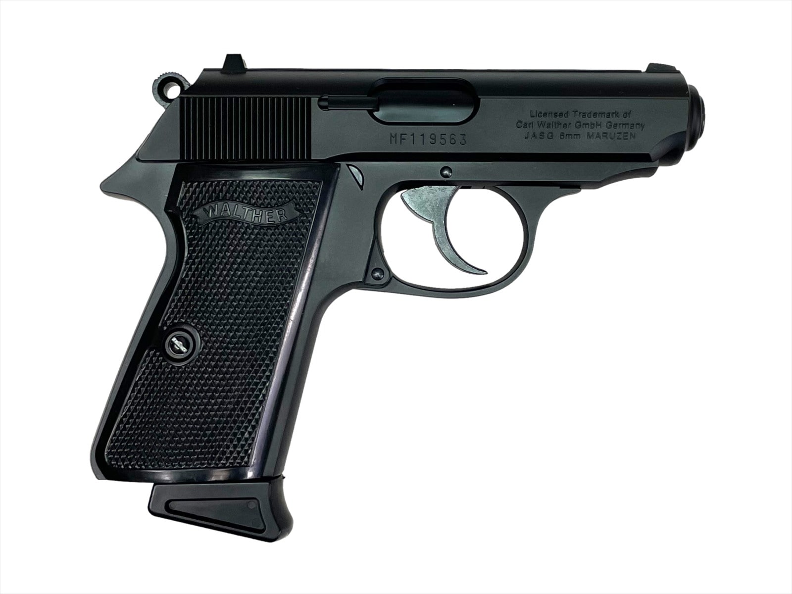 マルゼン ガスブローバック ワルサーPPK/S ブラック （ワルサー社正式