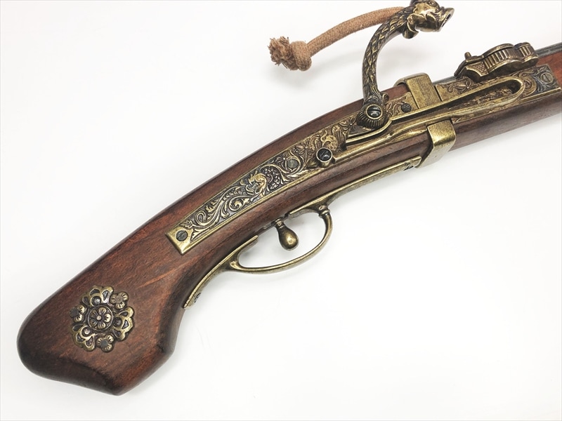 売り切れ【特選中古品】観賞用レプリカ古式銃 DENIX 種子島火縄銃 （No