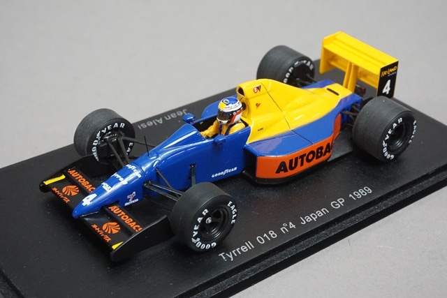 1/43 スパーク S1880 ティレル 018 日本GP 1989 #4 J.アレジ キャメル