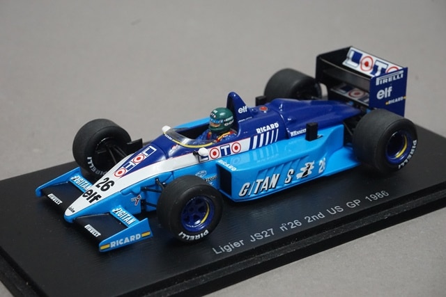 1/43 スパーク S3970 リジェ JS27 アメリカGP 2nd 1986 #26, Boost