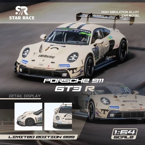 新品 SR64027 STAR RACE SR 1/64 ポルシェ Porsche 911 GT3 Racing
