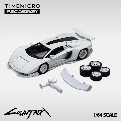 新品 TM647702 TimeMicro × PSC DESIGN 1/64 カウンタック Countach“V