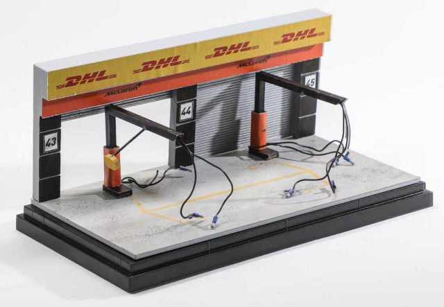 予約 GetFun 1/64 Parking Port Diorama ジオラマ ピットレーン DHL