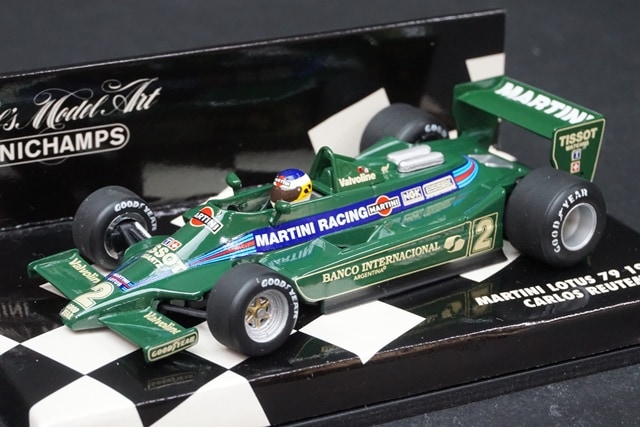 1/43 ミニチャンプス 430790002 マルティニ ロータス79 C.ロイテマン