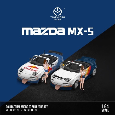 新品 TM646908-1 TimeMicro 1/64 マツダ Mazda MX5 B2/ Color Strip