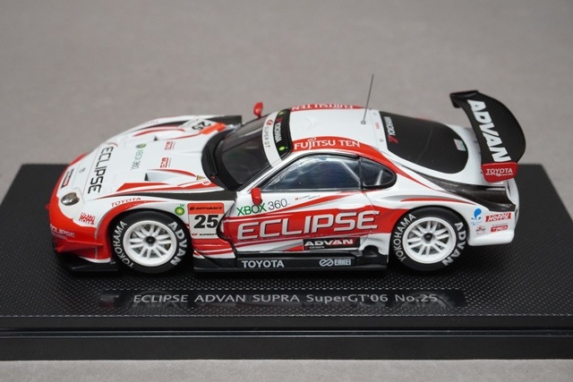 1/43 エブロ 43808 トヨタ エクリプス アドバン スープラ スーパーGT