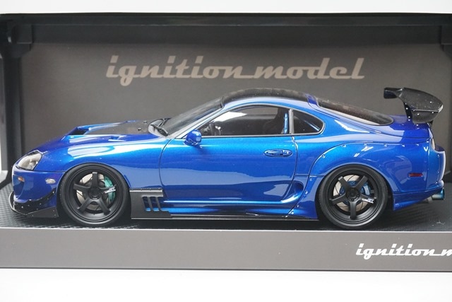 1/18 イグニッションモデル IG1354 トヨタ Supra (JZA80) RZ Blue