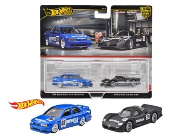 新品 HRR74-9866 ホットウィール プレミアム 2パック Nissan R390 GT1