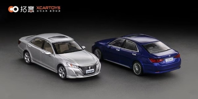 新品 Y63-02 拓意 XCARTOYS 1/64 14代目 トヨタ クラウン メタルブルー
