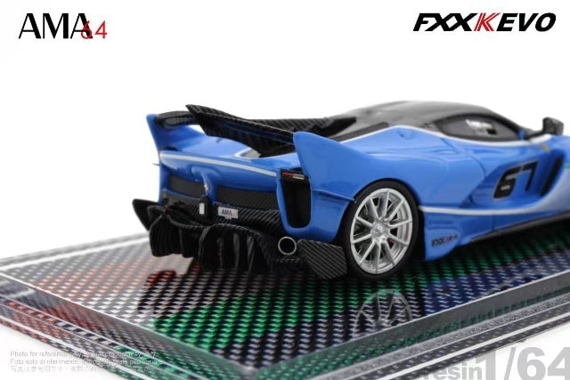 予約 AMA64 1/64 フェラーリ Ferrari FXX-K-EVO SkyBlue #67, Boost