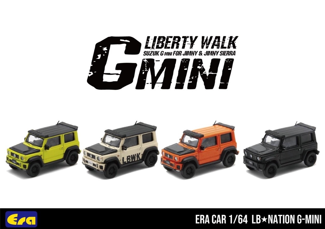 新品 MC66-BG ERA CAR LBWK限定 1/64 LB-WORKS スズキ ジムニー G-MINI