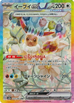 PK-SV8a-223 イーブイex SAR | ポケモンカード,SVシリーズ,コンセプト