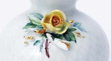 マイセン バラ 花瓶 9cm 50925/719391 | 花瓶 | ドイツの名窯 マイセン