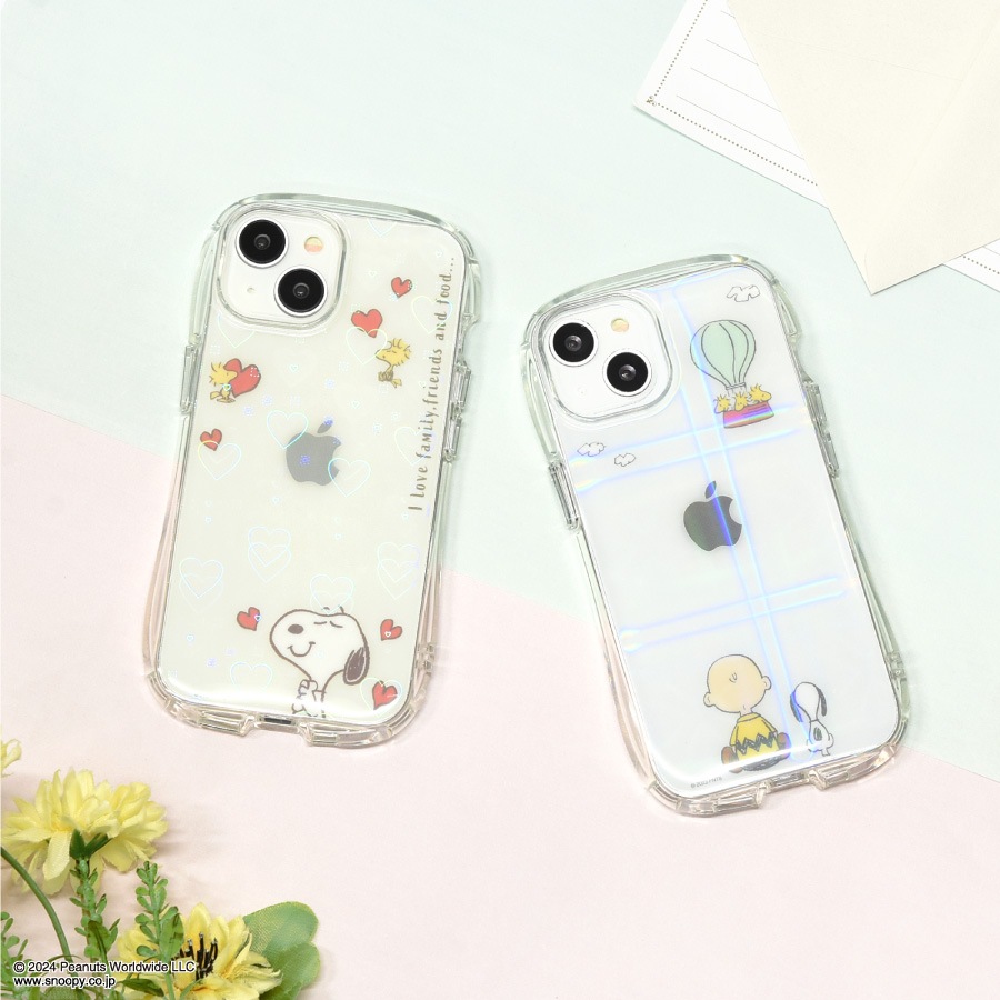 ピーナッツ スヌーピー iPhone 15 / 14 / 13 対応 クリスタルクリア