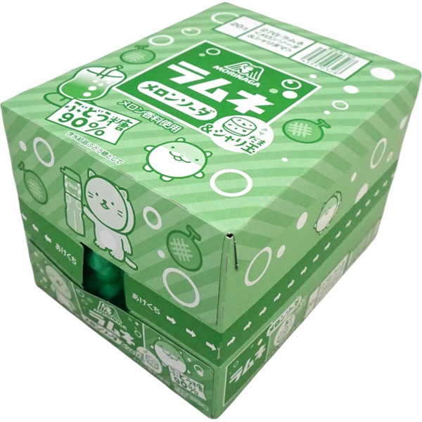ケースのみ】ロッテ ラムネカン メロン 60円表示 ケースのみ】ロッテ