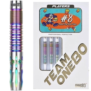 ONE80 #8（ナンバーエイト）エメラルド 2BA19g 上原泰子選手 ダーツ バレル
